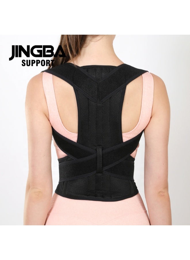 JINGBA SUPPORT Posture Corrector for Men & Women, Adjustable Back and Shoulder Brace, Spine Support, Breathable Design (JB 2001) - Image 2